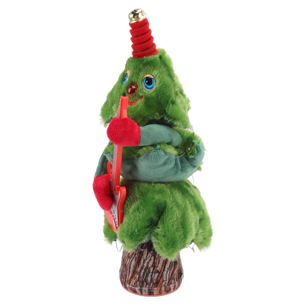 Acouto Singing Dancing Christmas Tree - Electric P Xmas Tree with 8 Songs, Interactive Christmas, Holiday Decorations & Kids & Family Fun (Guitar Stump Christmas Tree)