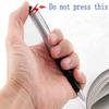 1PC Black Shock Pen, Joke Funny Prank Trick Novelty Toy Gift Electric Shock Pen Fun Toy Joke to Friend Electric Shock Pencil Trick Prank Gadget for Fool's Day Surprise Practical Joke Toys view 2