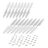 KITQLPG 16Pcs/4set Compatible with HUBSAN X4 Desire Drone H502S H502E H507A H216A Drone Quadcopter Propellers Blade view 1