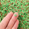 6mm Candy Apple Polymer Clay Sprinkles, Apple Spooky Faux Sprinkles, Polymer Clay Fake Sprinkles for Nail Art Slices Slime Decoden Jimmies - Non Edible (Green and Red, Container) view 1