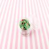 6mm Candy Apple Polymer Clay Sprinkles, Apple Spooky Faux Sprinkles, Polymer Clay Fake Sprinkles for Nail Art Slices Slime Decoden Jimmies - Non Edible (Green and Red, Container) view 3