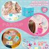 28 Pack Valentines Day Gifts for Kids, 4 Color Infinity Cubes with Valentines Gift Cards for Boys Girls School Classroom Exchange Prize, Valentines Party Favors Toys view 4