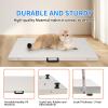 440/660Lbs Digital Pet Scale, Livestock Floor Animal Pet Vet Hog Dog Sheep Goat Electronic Stainless Steel Platform Heavy Duty Vet Animal Scale with LCD Screen for Dog Cattle Sheep (660LBS) view 2