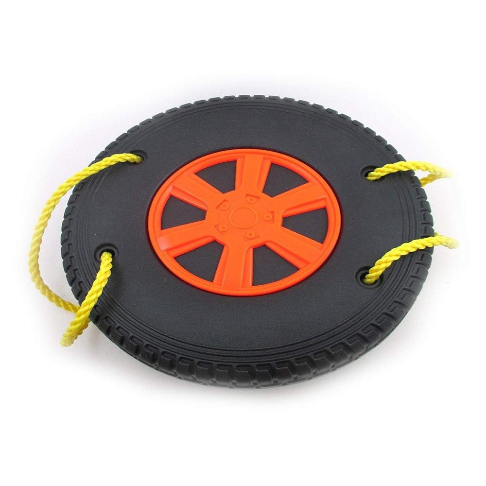 16 in Tire Swing Playset for Kids Fun Outdoor Swing Toy for Backyard Play