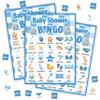 Baby Shower Bingo Game For Adults, Baby Shower Party Bingo Game Set, Blue Baby Shower Bingo Cards, Gender Reveal Bingo Favors For Family Friends, Baby Shower Large Group Game Decor & Supplies -16 view 1