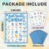 Baby Shower Bingo Game For Adults, Baby Shower Party Bingo Game Set, Blue Baby Shower Bingo Cards, Gender Reveal Bingo Favors For Family Friends, Baby Shower Large Group Game Decor & Supplies -16 view 2