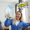 Baby Shower Bingo Game For Adults, Baby Shower Party Bingo Game Set, Blue Baby Shower Bingo Cards, Gender Reveal Bingo Favors For Family Friends, Baby Shower Large Group Game Decor & Supplies -16 view 3