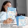 Baby Shower Bingo Game For Adults, Baby Shower Party Bingo Game Set, Blue Baby Shower Bingo Cards, Gender Reveal Bingo Favors For Family Friends, Baby Shower Large Group Game Decor & Supplies -16 view 4