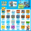 120PCS Large Magnetic Blocks-Build Mine Magnet World Ice & Sword Edition, Building Blocks Kids Toys STEM Sensory Toys for Ages 3-4 5-7 8-13, Gifts for 3 4 5 6 7 8 Year Old Boys Girls view 2