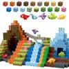 MEDMHSMA 205Pcs Dinosaur Toys Magnetic Blocks Build 3D Dinosaur World Jurassic Scenes, 1" Magnetic Building Blocks Magnet Cubes Tiles for Toddler Boys Girls 3+, STEM Sensory Building Toys Games view 1