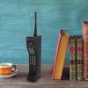 Retro Cell Phone Template, Sturdy Iron Material Delicate Craftsmanship Old Fashioned Mobile Phone Template for Photography Props Home Decor(White) (Black) view 4