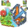 154PCS Dinosaur Toys Magnetic Blocks-Build Mine Magnet World Forest Mine Edition, Dino Adventure Magnetic Building Sensory STEM Kids Toys for Boys Age 3+,Magnet Games for Boys Girls 3-5 4-6 5-7 6-8 view 1