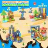 154PCS Dinosaur Toys Magnetic Blocks-Build Mine Magnet World Forest Mine Edition, Dino Adventure Magnetic Building Sensory STEM Kids Toys for Boys Age 3+,Magnet Games for Boys Girls 3-5 4-6 5-7 6-8 view 3