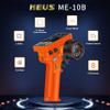 MEUS RACING ME-10B RC Transmitter 10 Channels 2.4GHz and Receiver with Coach Mode for 1/8 1/10 1/18 1/24 RC Crawler Car Boat TRX4 TRX4M SCX10 SCX24 Upgrades Parts (Orange) view 2