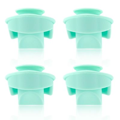 4pcs Silicone Duckbill Valves for Elvie Wearable Breast Pump, Non-Original Breast Pump Parts Replacement Compatible with Elvie Pump Accessories Use with Pump Seals