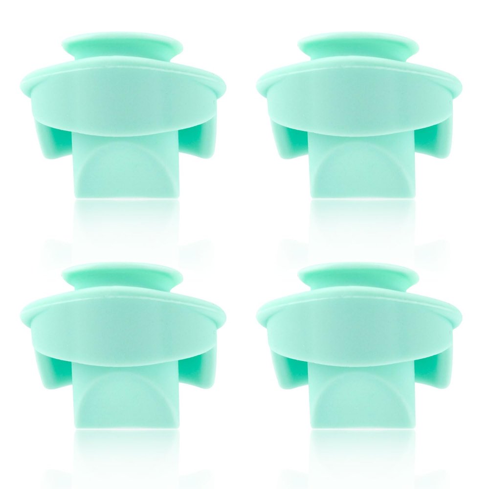 4pcs Silicone Duckbill Valves for Elvie Wearable Breast Pump, Non-Original Breast Pump Parts Replacement Compatible with Elvie Pump Accessories Use with Pump Seals