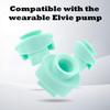 4pcs Silicone Duckbill Valves for Elvie Wearable Breast Pump, Non-Original Breast Pump Parts Replacement Compatible with Elvie Pump Accessories Use with Pump Seals view 3
