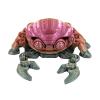 Articulating 3D Printed Cyber Crab Box - Unique Storage Box with Movable Joints | Futuristic Desk Organizer (Rainbow) view 3