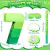 WinnerWhy Number Piata Decorations 16 Inch Gradient Green Piata with Blindfold Stick and Confetti for Birthday Baby Shower Safari Jungle Themed Party Supplies Centerpiece(Number 7) view 2