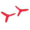 KITQLPG 4PCS Propellers Main Blades Rotors Props Red Colorful Clover Paddle Compatible with Parrot Bebop Drone 3.0(4PCS Red) view 2