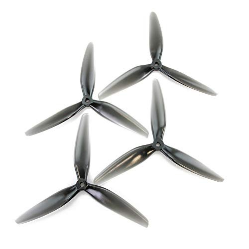 KITQLPG Propeller 3-Blade 7Inch/6Inch/5.1Inch Poly Carbonate Popo Propeller 2CW+2CCW Light Grey Compatible with HQProp DP7X4X3/6X3.5X3/5.1X3.6X3
