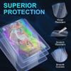 200 Card Sleeves Clear Loads for Cards,3"X4" Baseball Card Protectors,Premium Sleeves for Cards,Hard Plastic Card Holder for Trading Sports Football Game Cards (100 Hard Sleeves+100 Penny Sleeves) view 4