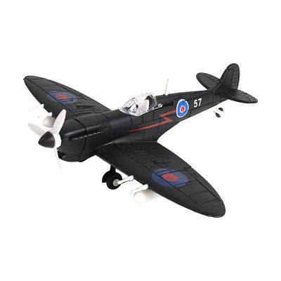 Luwecf 1:48 Scale British Fighter Model Kits for DIY Airplane Assembly and Decoration, Black