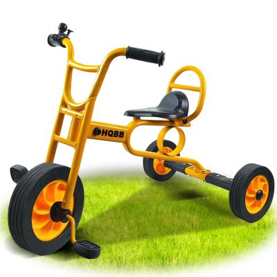 Kids Tricycle for Ages 3+, Preschool Daycare Playground Kids Balance Bike, Home Toddler Trike with Bell and Rubber Wheels, Boys and Girls Indoor/Outdoor Play Equipment