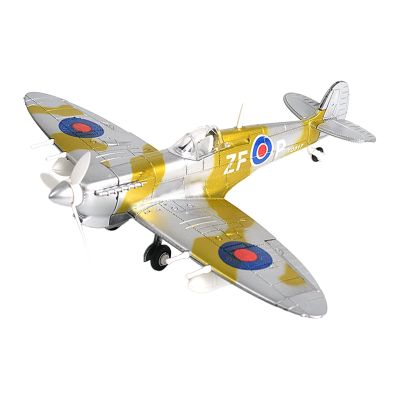 Luwecf 1:48 Scale British Fighter Model Kits for DIY Airplane Assembly and Decoration, Silver