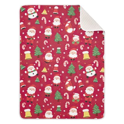 Cotton Baby Blanket Soft Cozy Throw Blanket Nursery Swaddle Receiving Blankets for Toddler Bed 30" x 40 - Christmas Dwarves