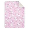 Cotton Baby Blanket Soft Cozy Throw Blanket Nursery Swaddle Receiving Blankets for Toddler Bed 30" x 40 - Bow Tie Cats view 1
