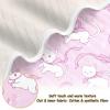 Cotton Baby Blanket Soft Cozy Throw Blanket Nursery Swaddle Receiving Blankets for Toddler Bed 30" x 40 - Bow Tie Cats view 2