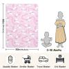 Cotton Baby Blanket Soft Cozy Throw Blanket Nursery Swaddle Receiving Blankets for Toddler Bed 30" x 40 - Bow Tie Cats view 3