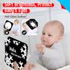 20 PCS Baby Visual Stimulus Cards, Double-Sided High Contrast Black and White Flashcards Visual Sensory Development Montessori Cards Set for Newborn Boy Girl Baby 0-3 Months Tummy Time (5.9 X 5.9) view 4
