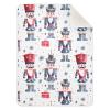 Cotton Baby Blanket Soft Cozy Throw Blanket Nursery Swaddle Receiving Blankets for Toddler Bed 30" x 40 - Christmas Soldiers view 1
