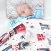 Cotton Baby Blanket Soft Cozy Throw Blanket Nursery Swaddle Receiving Blankets for Toddler Bed 30" x 40 - Christmas Soldiers view 4