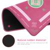2F22E Mahjong Mat, Noise Reduction Non-Slip Mahjong Mat for Table, 32.4 * 32.4 Inch Mahjong Table Mat for Poker, Board Games Table Mat, Card Games, Tile Games, Dominoes (Pink) view 2