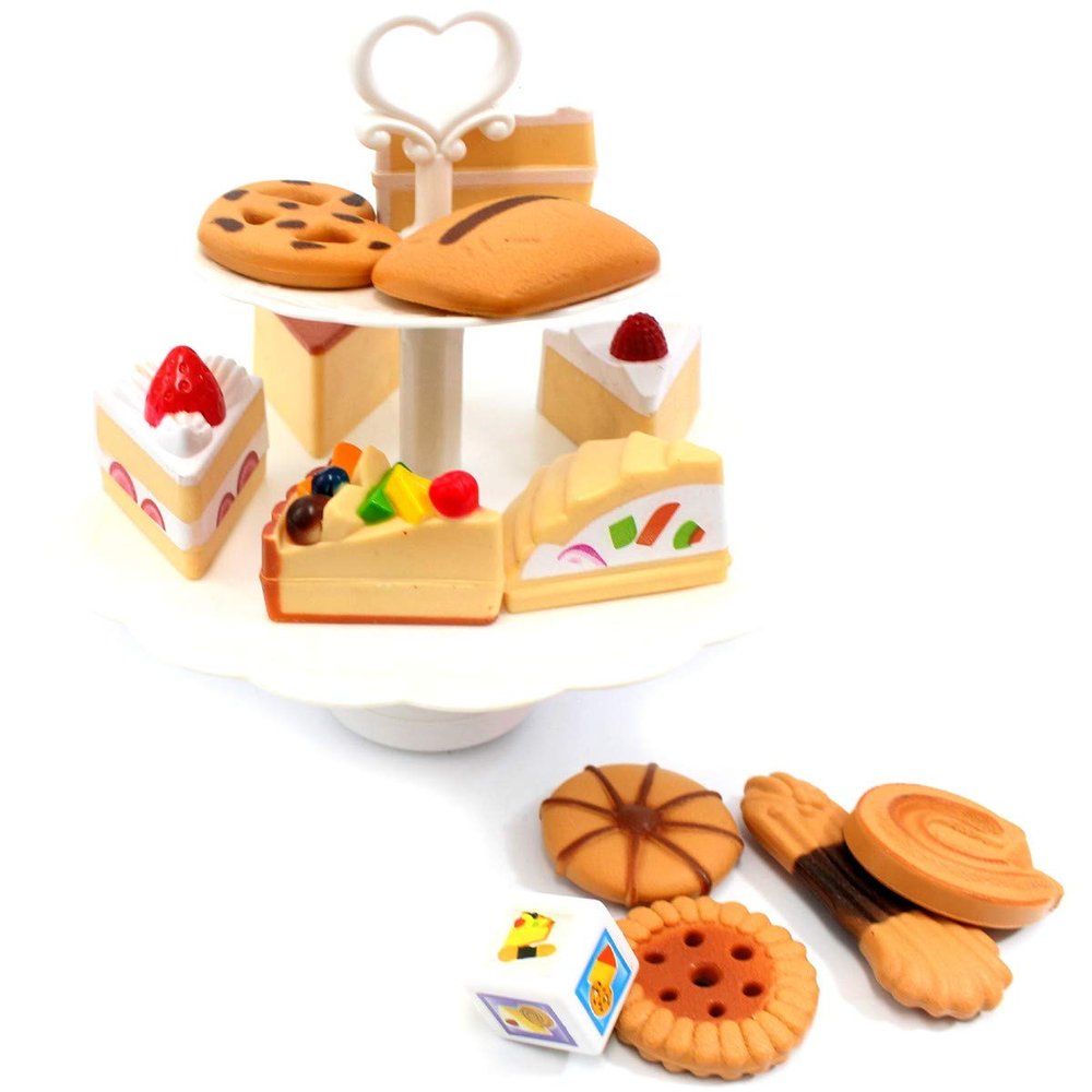 Cookies and Desserts Tower Playset Fun Toy Bakery for Kids' Imaginative Play