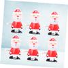 VICASKY 6Pcs Christmas Wind Up Toys Santa Claus Clockwork Toys Fun Red Christmas Cartoon Figures view 4