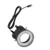 144 LED Ring Light for Stereo Microscope, 4W LED Microscope Ring Light with Adjustable Brightness, USB Powered Microscope Lamp view 4