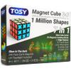 TOSY Magnet Cube 3x3 - 30 Blocks, 240 Magnets, Easter Birthday Gifts for Kids, Multipurpose: Creative Building Blocks, Transformable Fidget Spinner, Puzzle/Infinity Cube, Glowing STEM Toy view 1