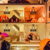 2.99 x2.36in Mini Chandelier - 1: 12 Dollhouse Miniature Ceiling Lamp Hanging Lamp Model 4 Heads Mini LED Pendant Light for Dollhouse Decoration Accessories(Blackfor 4 Years Old+) view 3