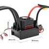 Alomejor Electric Speed Controller, 120A ESC Multiple Protections with Dual Plug for 1/10 1/8 RC Car view 3