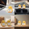 2 PCS Handmade Emotional Support Pickled Duck,Knitting with Positive Words, Emotional Support Nuggets Squishmallow Pickle Birthday Gifts for Home Office Desktop Decor (Duck) view 3