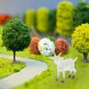 IMIKEYA 6Pcs Miniature Goat Figurines Realistic Plastic Mini Goats Animal Farm Animal Figurine for Micro Landscape, Fairy Garden, Potted Plant Accessories, Cake Topper view 3