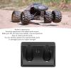 RC Panhard Mount, Professional Aluminum Alloy RC Mount Replacement for SCX10 II 1/10 Car Upgrade Parts (Black) view 3