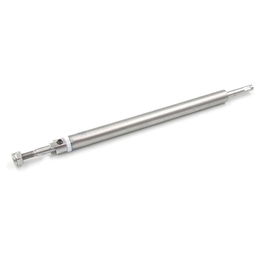 RC Model Boat 4mm Ship Shaft Assembly Stainless Steel Drive Shaft Brass/Stainless Sleeve Options Ship Model Shaft Assembly(Metallic,35CM/30CM)