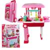 eBigValue Kids Play Kitchen Set with Lights and Sounds, Featuring 30 Accessories, Storage, and Interactive Features  Ideal Toy Kitchen for Toddlers Aged 3-12 Years view 1