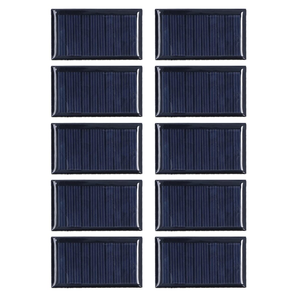 Phefop Solar Charging System - 10pcs Small Solar Panel Module for Science Projects Toy Light 0.15W