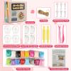 GadgetGlee 4 Set Kids Clay Arts and Crafts, Kid Craft Kit 8-12, Air Dry Clay Lantern Boys Girls Art Kits, Class Activities Group Projects Ages 7 8 9 10 11 Year Old, Fun Camping Crafts view 4